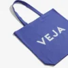 Bolso tote de algodón índigo Bolso tote de algodón índigo