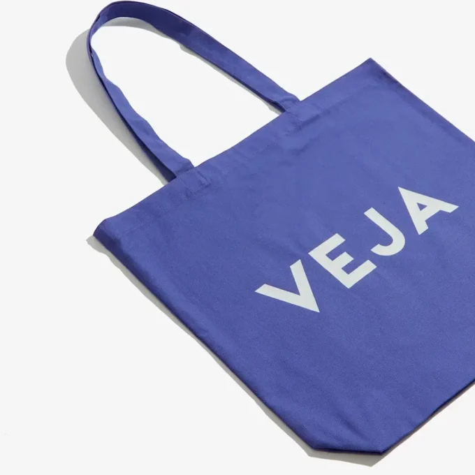 Bolso tote de algodón índigo Bolso tote de algodón índigo