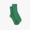 Calcetines de uso diario de algodón verde medio Calcetines de uso diario de algodón verde medio