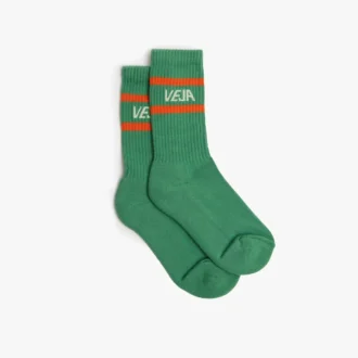 Calcetines icónicos Algodón Verde Blanco Naranja