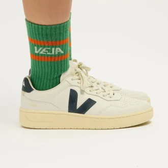Calcetines icónicos Algodón Verde Blanco Naranja