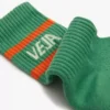 Calcetines icónicos Algodón Verde Blanco Naranja Calcetines icónicos Algodón Verde Blanco Naranja