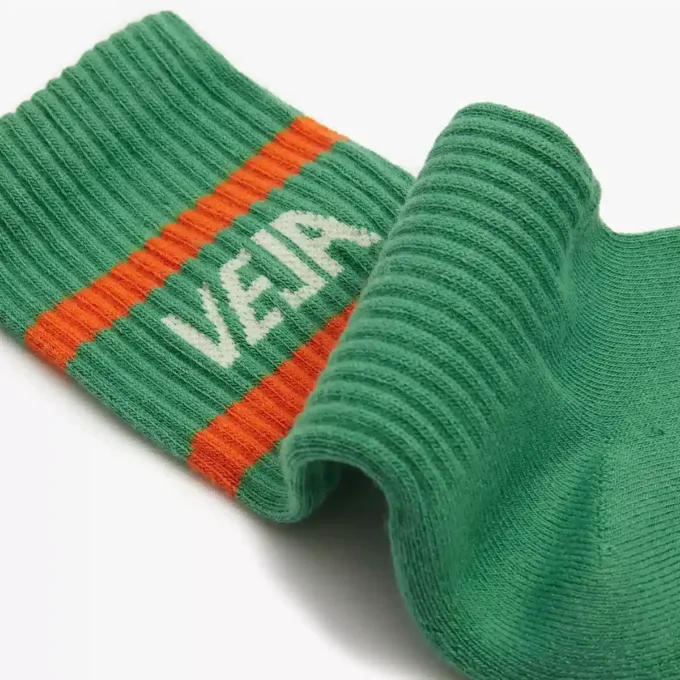 Calcetines icónicos Algodón Verde Blanco Naranja Calcetines icónicos Algodón Verde Blanco Naranja