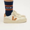 Calcetines Iconic Algodón Azul Blanco Naranja