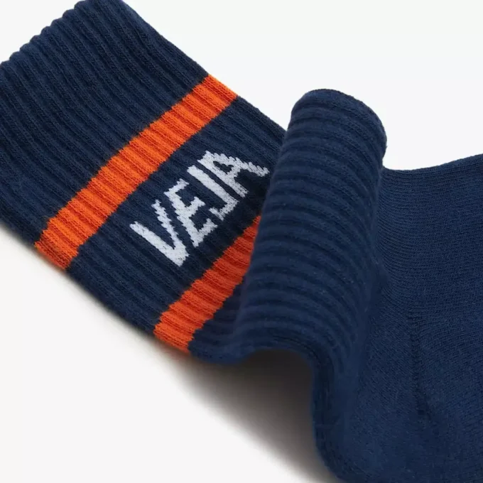 Calcetines Iconic Algodón Azul Blanco Naranja