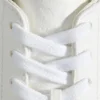 Cordones de algodón orgánico blanco