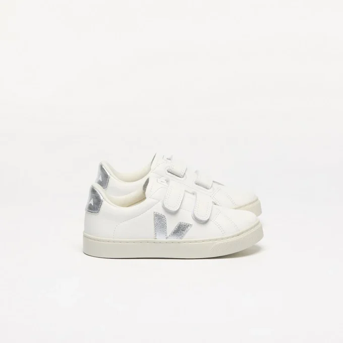 Cuero Esplar Blanco Plata