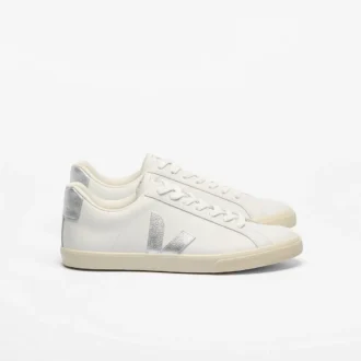 Cuero Esplar Blanco Plata