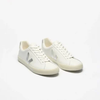 Cuero Esplar Blanco Plata