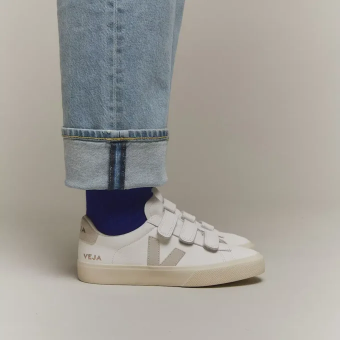 Cuero Recife blanco natural
