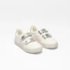 Esplar Leather White Petale Silver