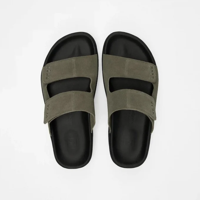 Etna Suede Kaki Black Etna Suede Kaki Black
