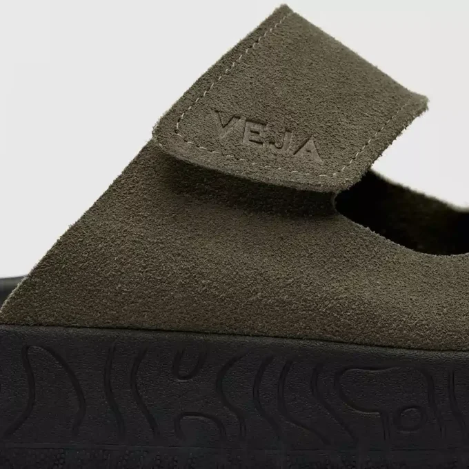 Etna Suede Kaki Black Etna Suede Kaki Black