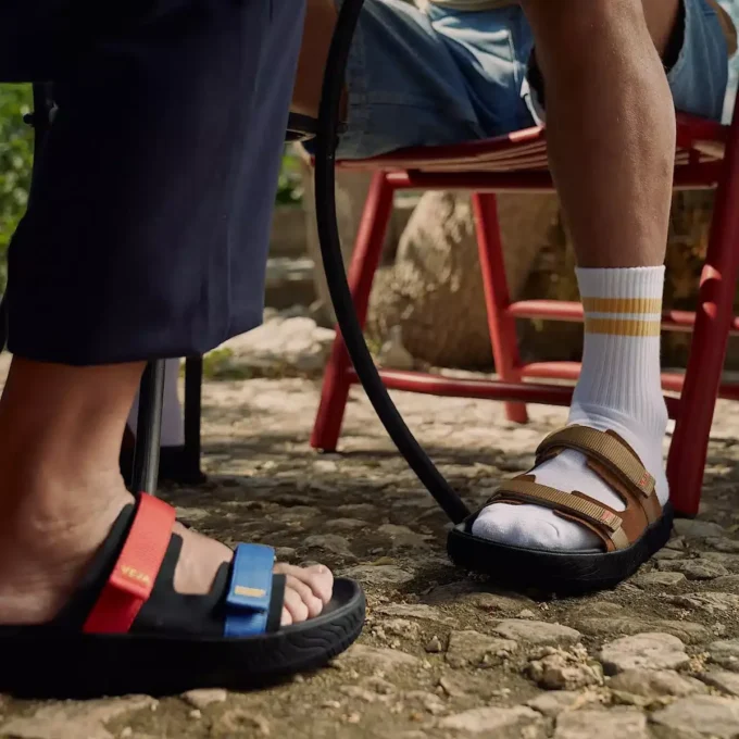 Gamuza Arpoador Veja X Homecore Cognac Tent Negro Gamuza Arpoador Veja X Homecore Cognac Tent Negro