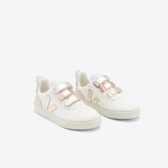 V-10 Leather Multico White Shiny