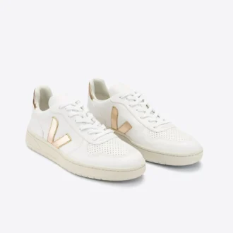 V-10 Leather White Platine
