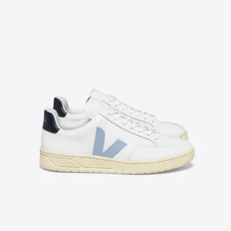 V-12 Cuero Blanco Acero Náutico