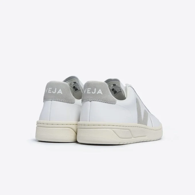 V-12 Cuero Blanco Gris claro V-12 Cuero Blanco Gris claro
