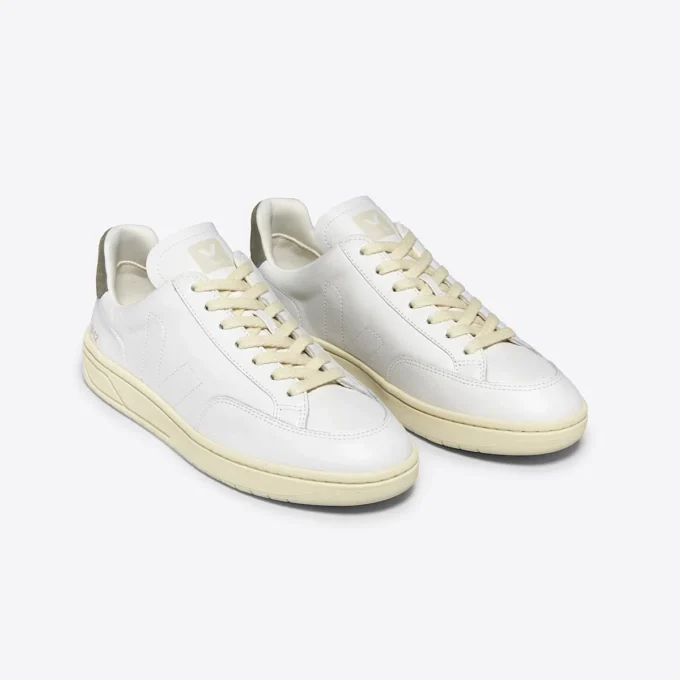 V-12 Stitch Leather Blanco Caqui V-12 Stitch Leather Blanco Caqui