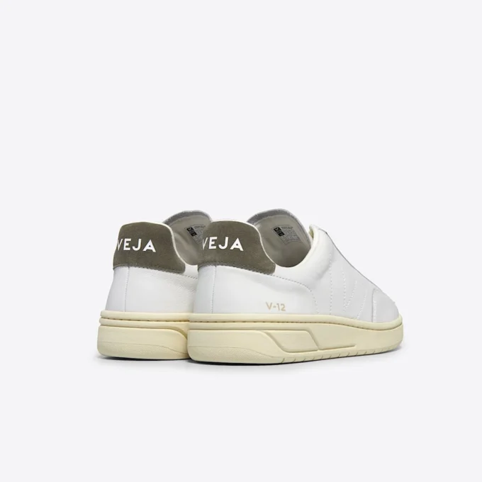 V-12 Stitch Leather Blanco Caqui V-12 Stitch Leather Blanco Caqui