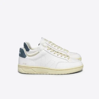 V 12 Stitch Leather White California