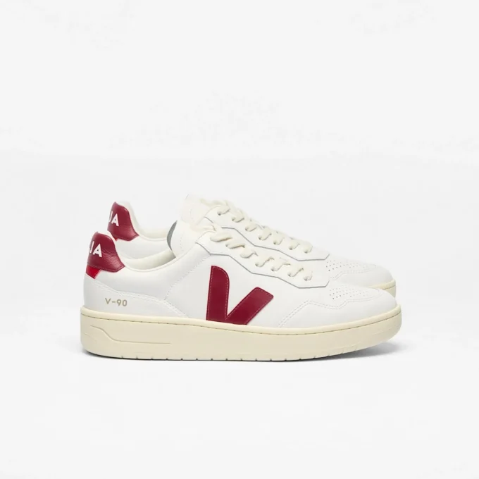 V-90 Cuero Blanco Marsala