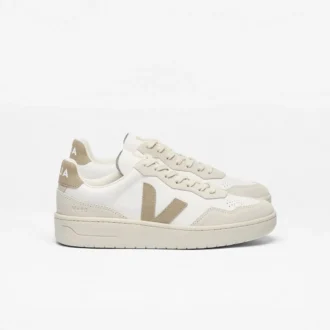 V-90 Cuero Blanco Taupe V-90 Cuero Blanco Taupe