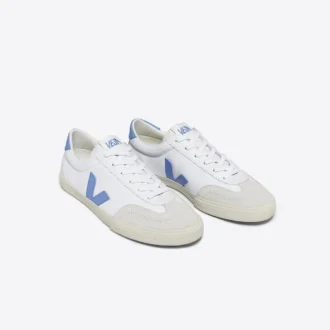 Volley Canvas Blanco Aqua