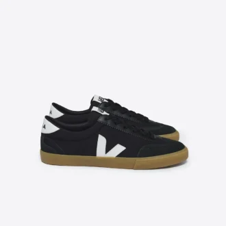 Volley Canvas Negro Blanco Natural
