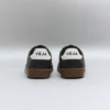 Volley Cordones elásticos Cuero Negro Blanco Corteza Volley Cordones elásticos Cuero Negro Blanco Corteza