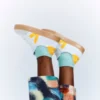 Volley Cordones elásticos Lona Blanca Sunshine Natural Volley Cordones elásticos Lona Blanca Sunshine Natural