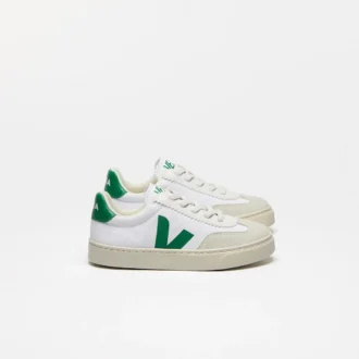 Volley Cordones elásticos Lona Blanco Esmeralda