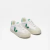 Volley Cordones elásticos Lona Blanco Esmeralda Volley Cordones elásticos Lona Blanco Esmeralda