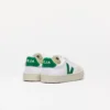 Volley Cordones elásticos Lona Blanco Esmeralda Volley Cordones elásticos Lona Blanco Esmeralda