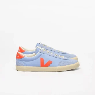 Volley Leather Olympe Orange Fluo Calcaire
