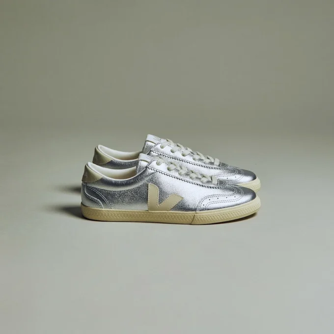 Volley Leather Silver Pierre