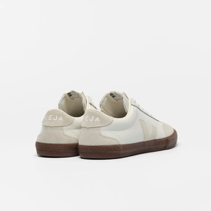 Volley Leather White Natural Bark Volley Leather White Natural Bark