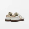 Volley Leather White Platine Bark