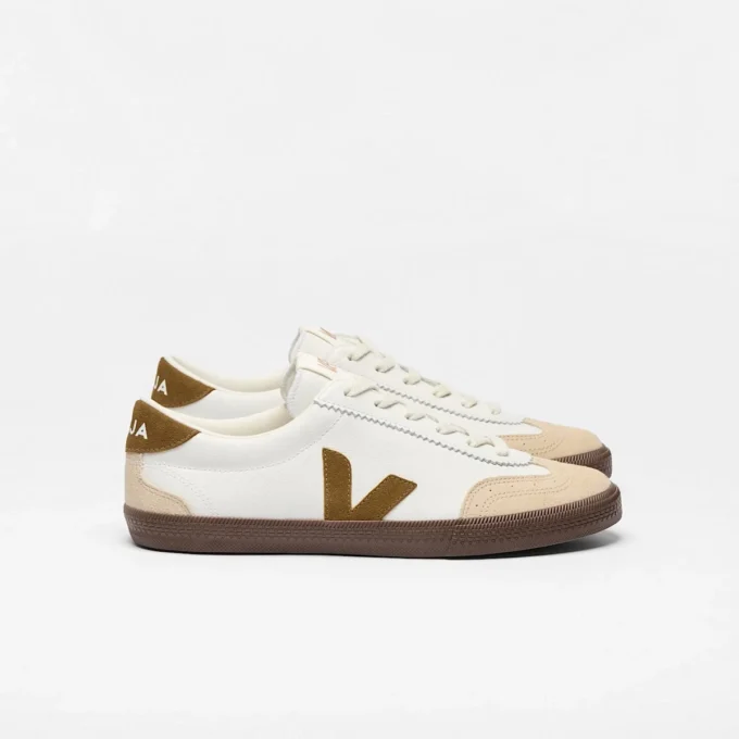 Volley Leather White Tent Bark Volley Leather White Tent Bark
