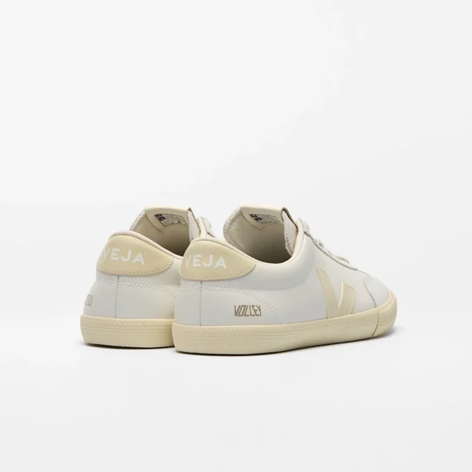 Volley Signature Leather White Calcaire